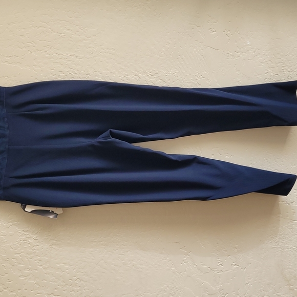 Vintage Mosskito Suede Navy high rise pants large - Picture 10 of 10